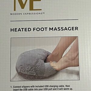 Modern Expressions Gray Heated Foot Massager